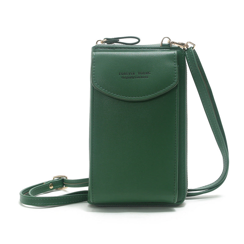 Luxury Shamew compact crossbody clutch bag for women, stylish ladies' handbag with sleek design and adjustable strap.