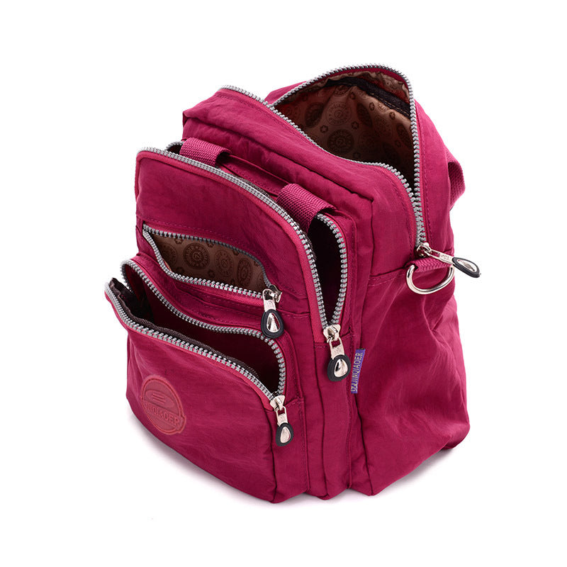 Elegant black one-shoulder crossbody handbag by Shamew, featuring a sleek design and luxury craftsmanship for ladies.