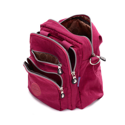 Elegant black one-shoulder crossbody handbag by Shamew, featuring a sleek design and luxury craftsmanship for ladies.