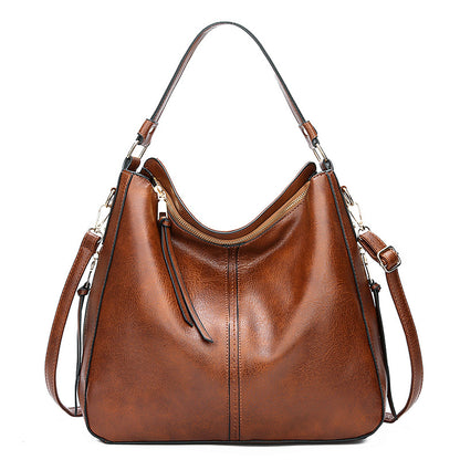 Luxury Élan Zipper Bucket Bag by Shamew, stylish ladies handbag with zipper closure and elegant design.