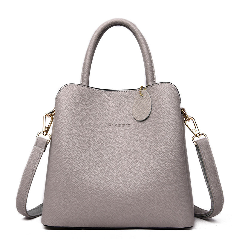 Luxury Shamew leather tote handbag for women, stylish designer ladies’ handbag with sleek craftsmanship and elegant design.