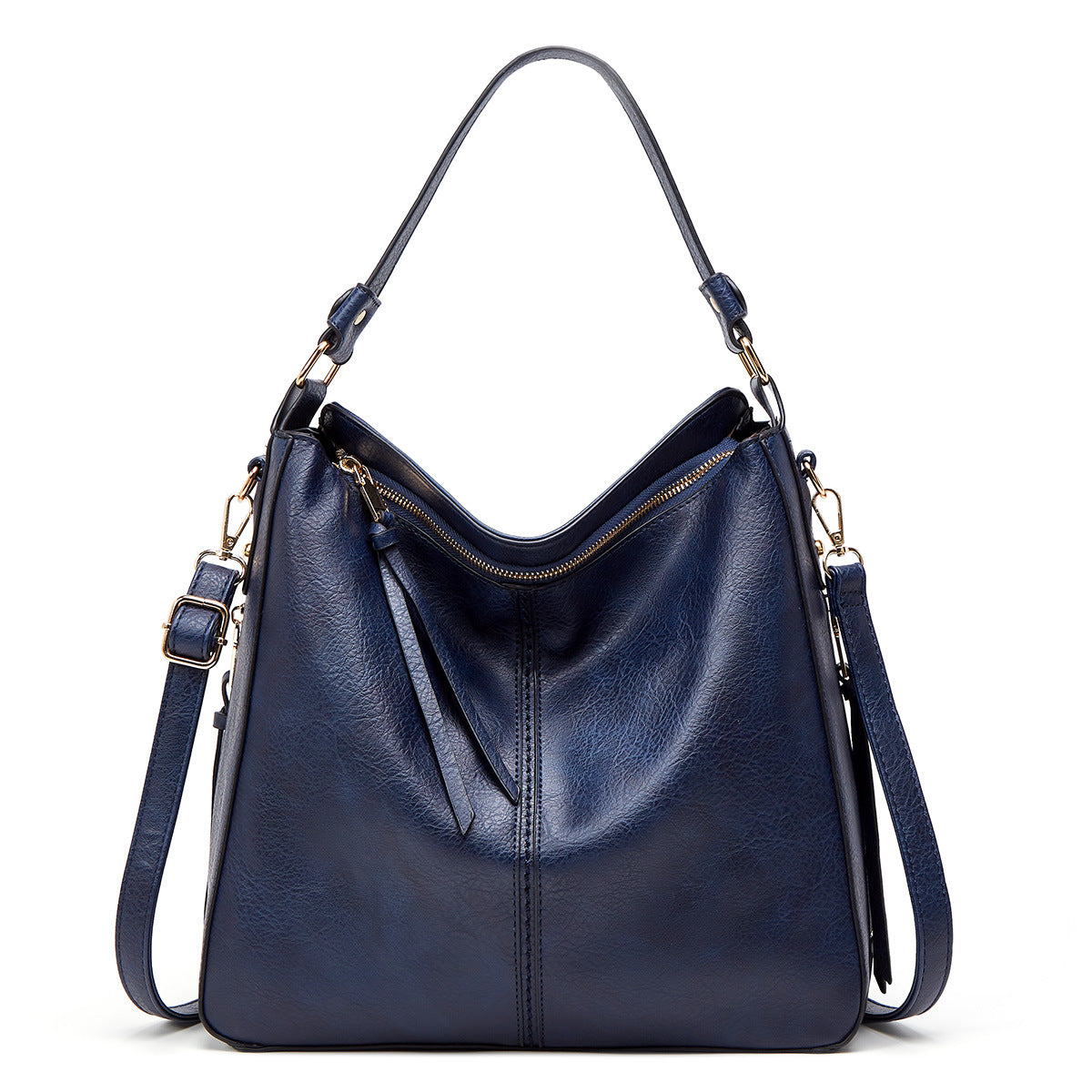 Shamew Élan Zipper Bucket Bag for ladies, luxury handbag with zipper closure, stylish and versatile fashion accessory.