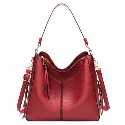 Luxury Shamew ladies shoulder bag with spacious design, stylish shopping tote crafted for elegant everyday use.