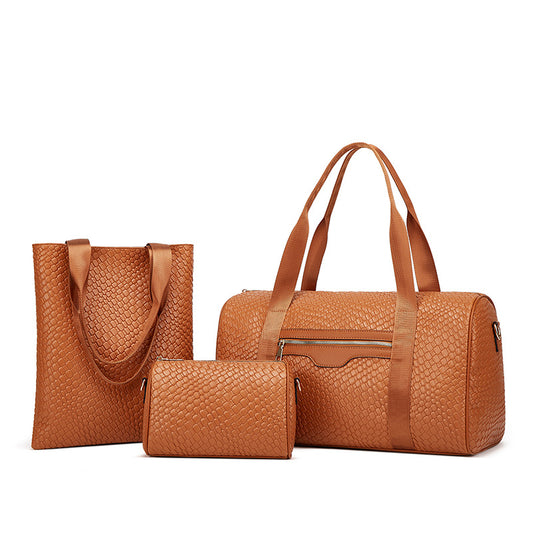 Luxury Shamew ladies shoulder bag, stylish travel handbag with leather design, perfect for everyday or travel use.