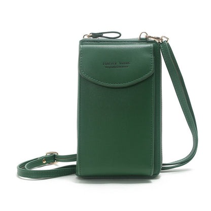 Luxury Shamew compact crossbody clutch bag for women, stylish ladies' handbag with sleek design and adjustable strap.