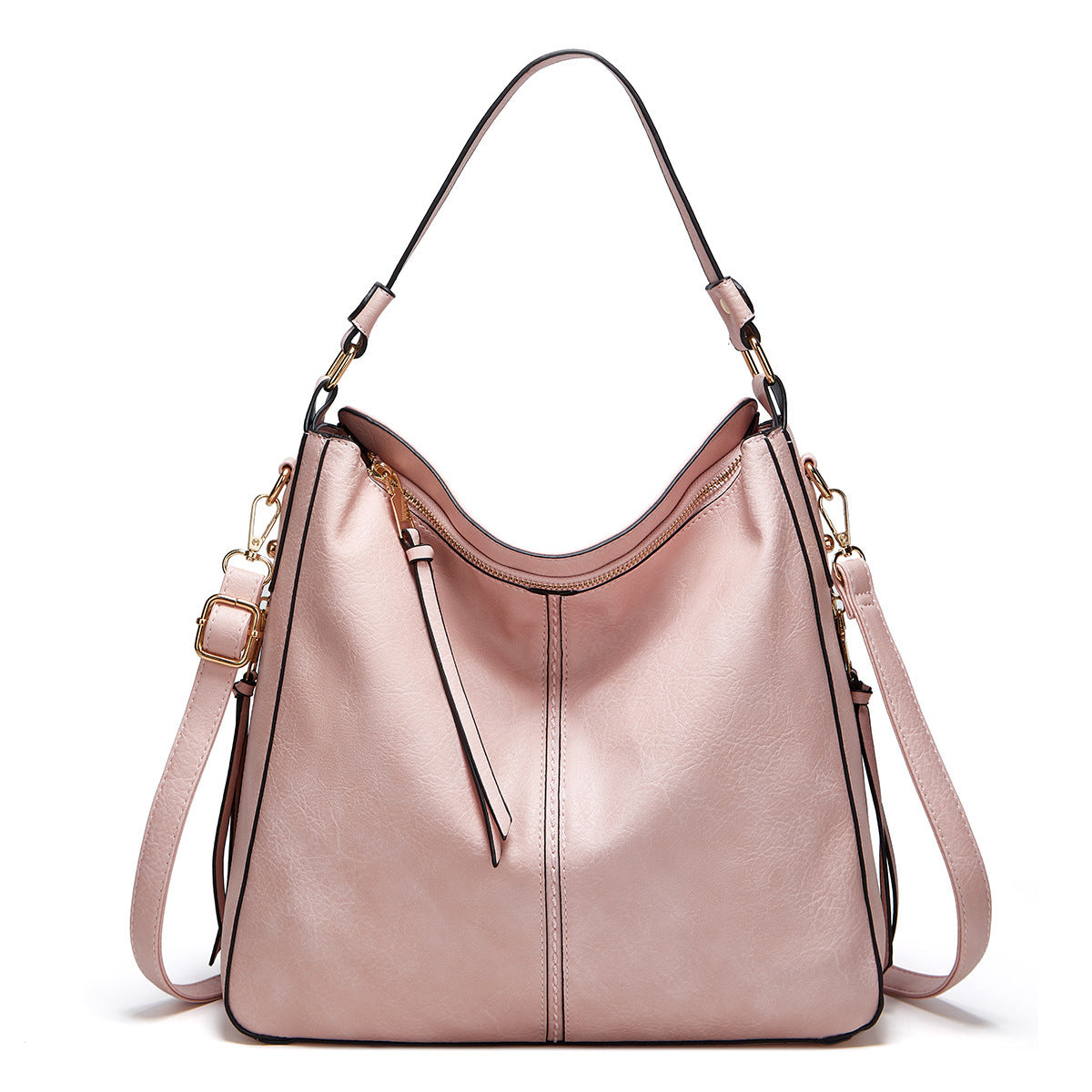 Luxury Shamew Élan Zipper Bucket Bag for ladies, stylish handbag with zipper closure and elegant design.