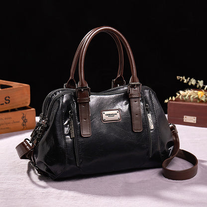 Shamew Elegance faux-leather crossbody bag for women, luxury handbag with sleek design and adjustable strap.