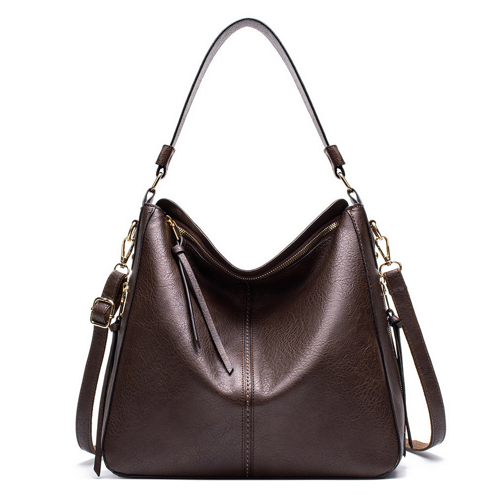 Luxury ladies shoulder bag shopping tote by Shamew, stylish handbag with spacious interior and elegant design.