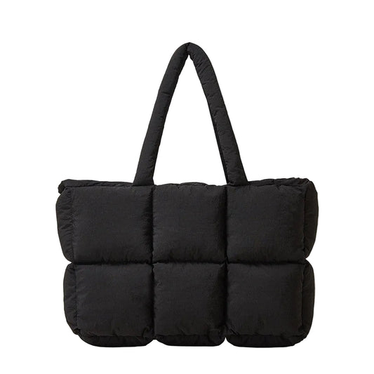 Luxury Shamew Cloud Soft Quilted Shoulder Bag for ladies, stylish handbag with plush, quilted design and comfortable shoulder strap.