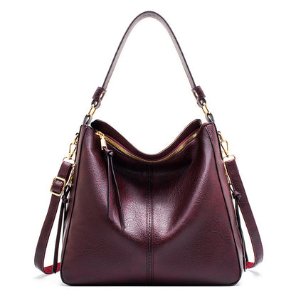 Luxury ladies shoulder bag shopping tote by Shamew, stylish and spacious handbag for everyday use.
